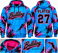 Neon Bulldog Hoodie
