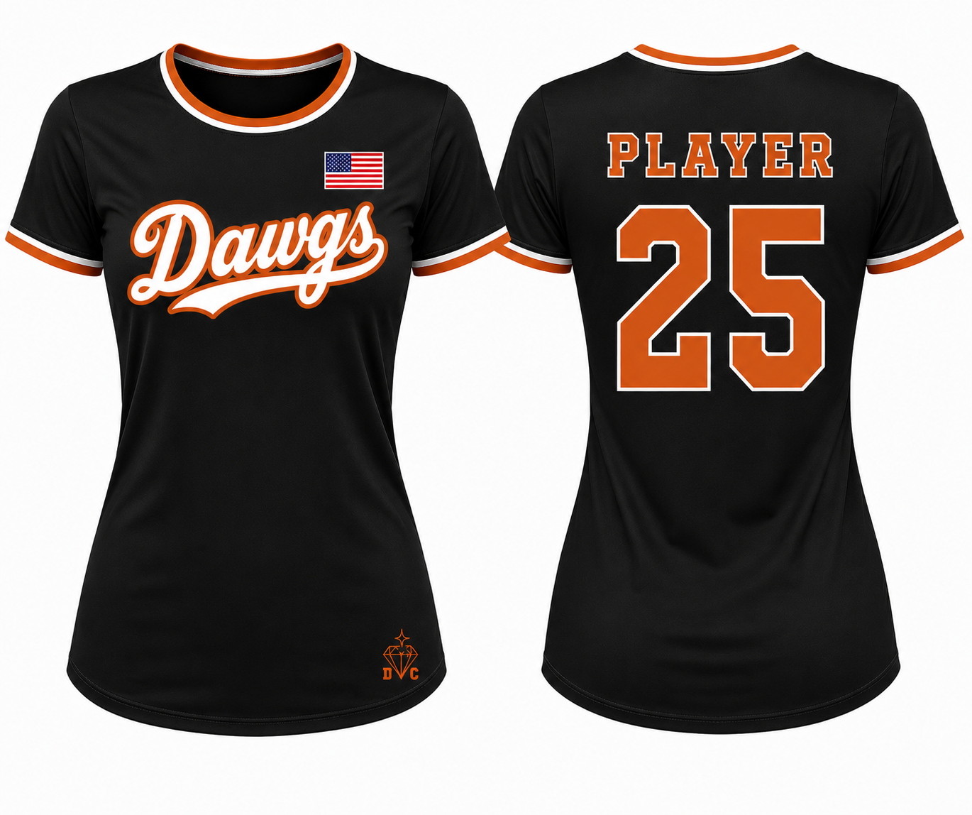 Diamond Customs Women's Performance Short Sleeve Tee