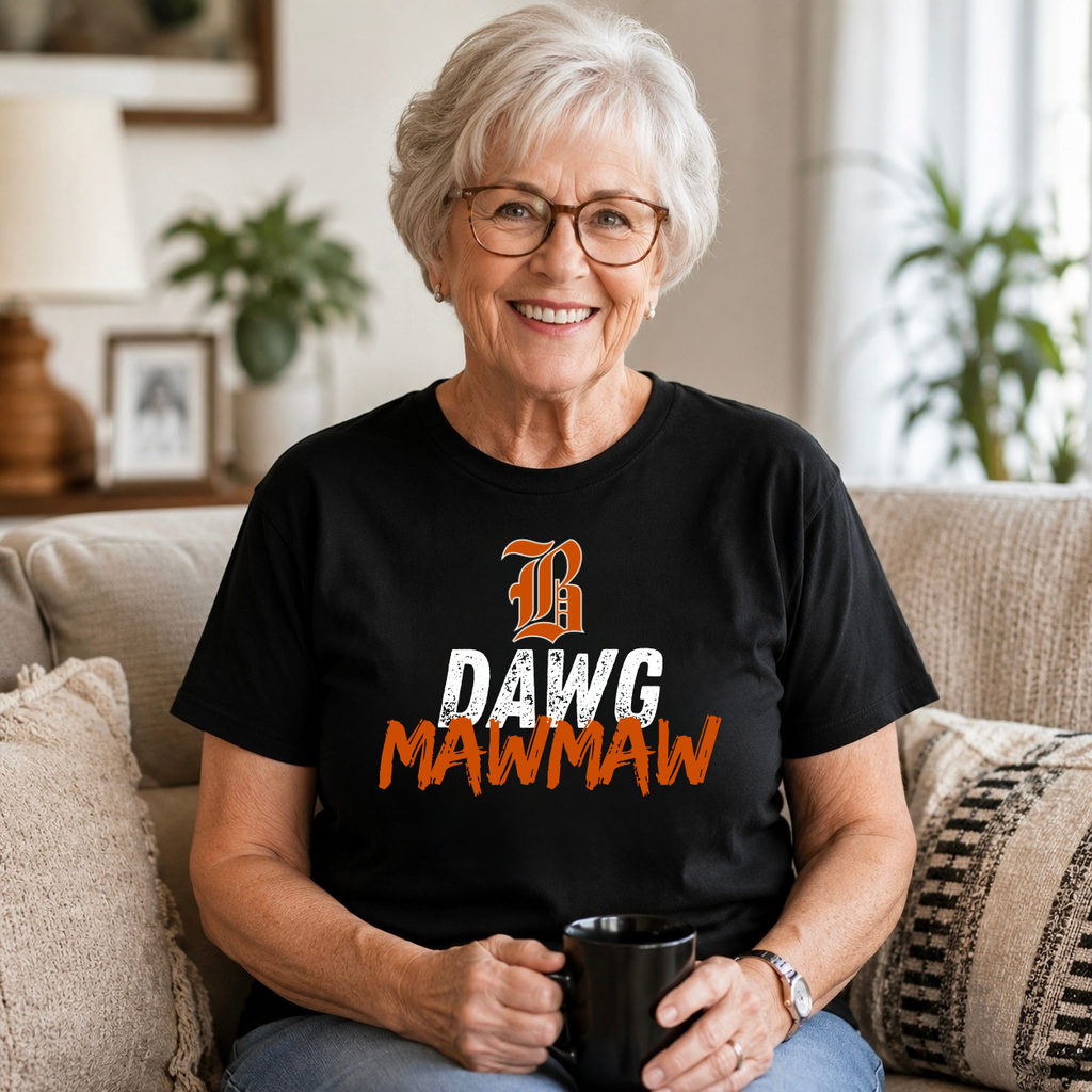 Dawg Grandparent Cotton Tee-Gildan Brand