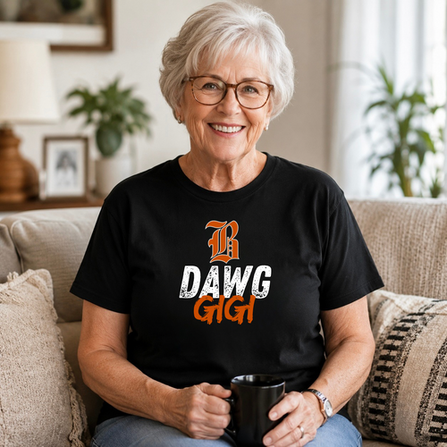 Dawg Grandparent Cotton Tee-Gildan Brand