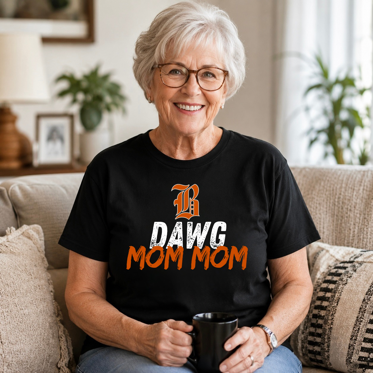 Dawg Grandparent Cotton Tee-Gildan Brand